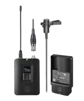 BODY-PACK TRANSMITTER WITH LAVALIER MICROPHONE AND CHARGER